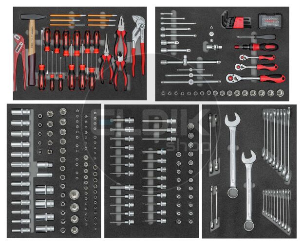 Gedore Red R22350012 Set van 5 modules | 273 Delig - 3301691