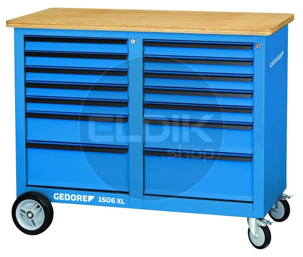 Gedore 1506 XL 2511 14 Laden Verrijdbare Werkbank - 2528088