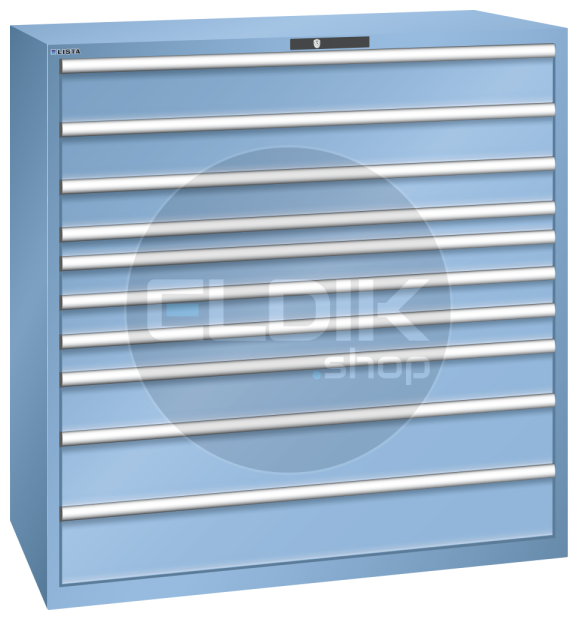 Lista 78.868.010 Werkplaatskast |B1431 x D725 x H1450 | 10 laden | Blauw