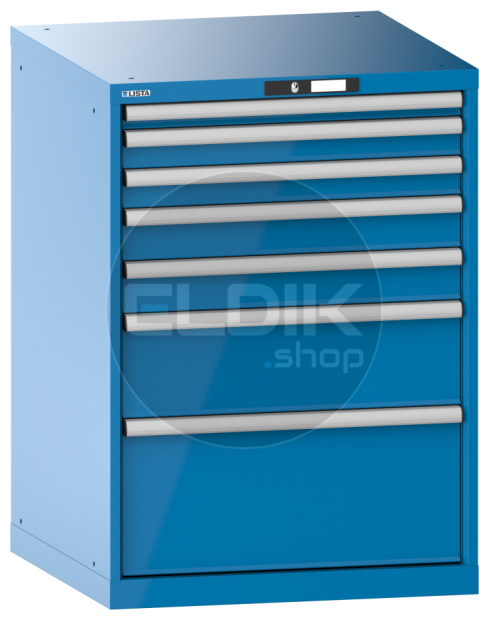 Lista 14.416.010 Werkplaatskast |B717 x D725 x H1000 | 7 laden | Blauw