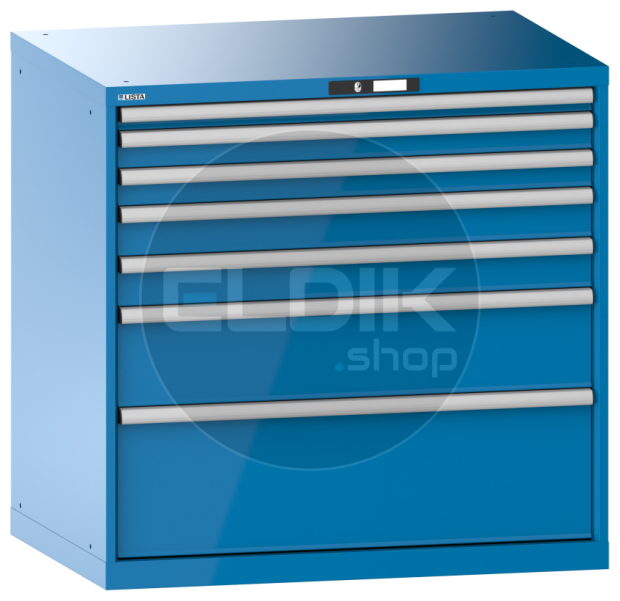 Lista 14.516.010 Werkplaatskast |B1023 x D725 x H1000 | 7 laden | Blauw
