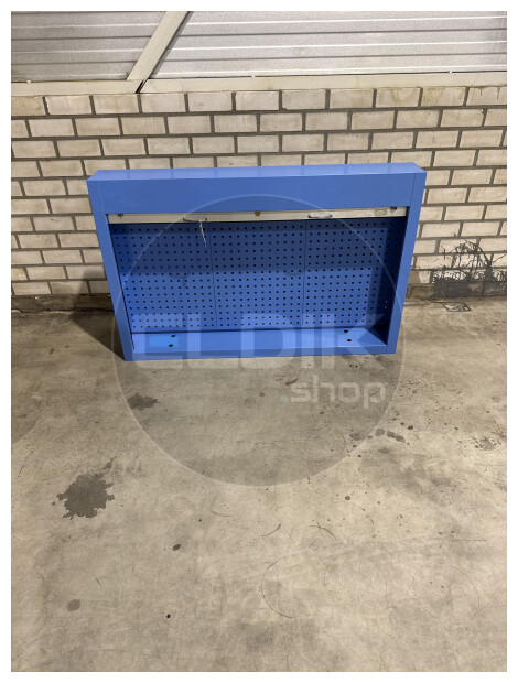 E-Tools | premium line 70060 Rolluikkast | B1400 x D200 x H900 mm | Blauw (gebruikt)