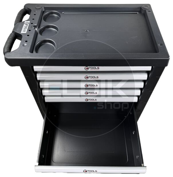 E-Tools 73276 196 Delige Gevulde Gereedschapswagen
