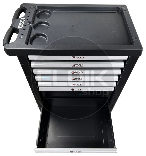 E-Tools 73276 196 Delige Gevulde Gereedschapswagen