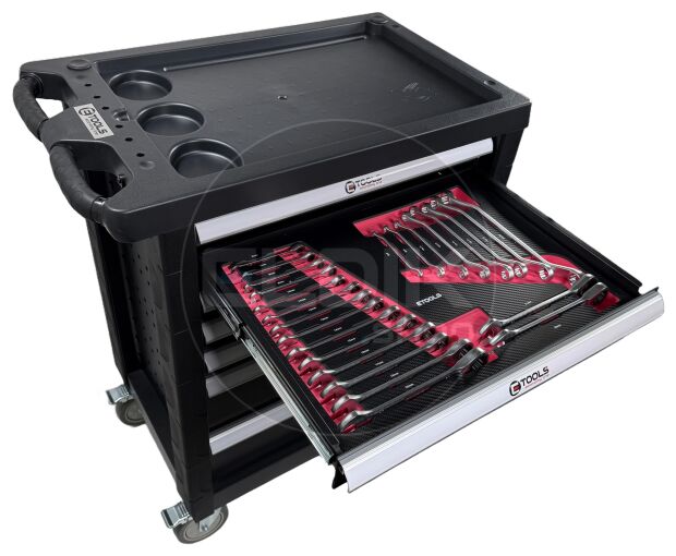 E-Tools 73276 196 Delige Gevulde Gereedschapswagen