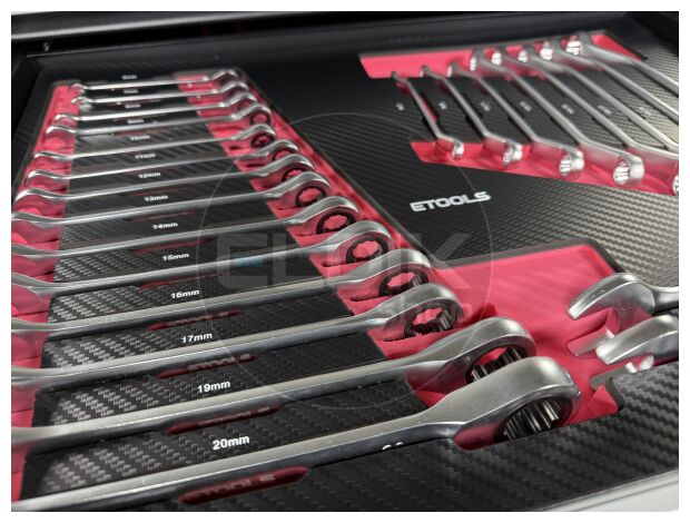 E-Tools 73276 196 Delige Gevulde Gereedschapswagen