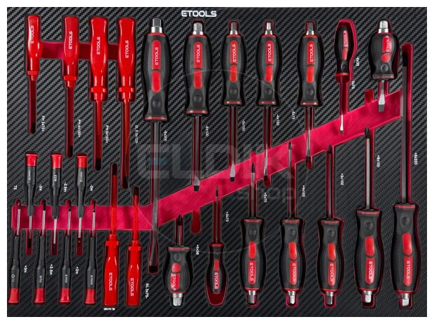 E-Tools 73276 196 Delige Gevulde Gereedschapswagen