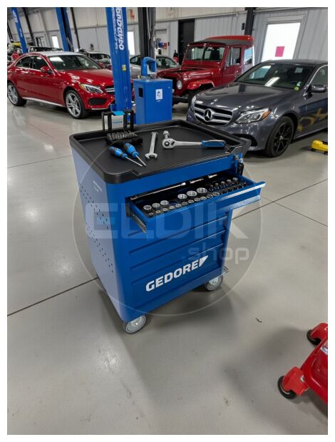 Gedore WSL M-TS-172 172 Delige Gevude Gereedschapwagen - 3100197