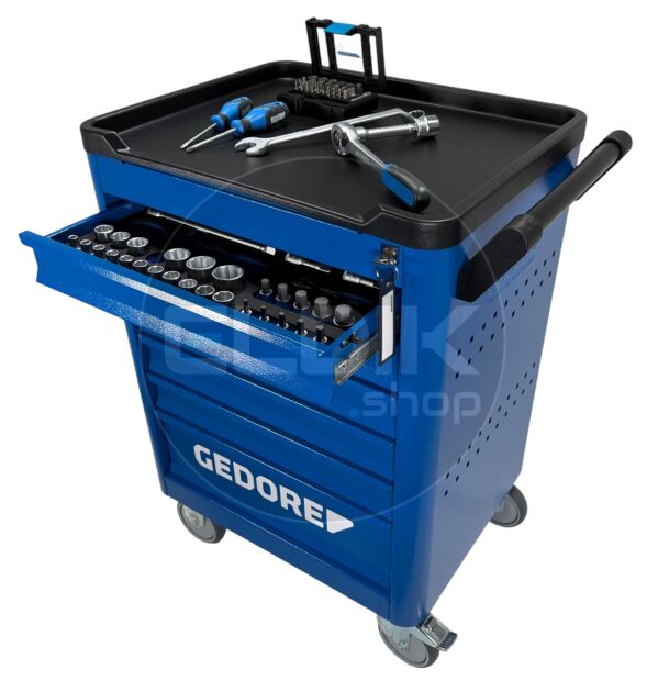 Gedore WSL M-TS-172 172 Delige Gevude Gereedschapwagen - 3100197