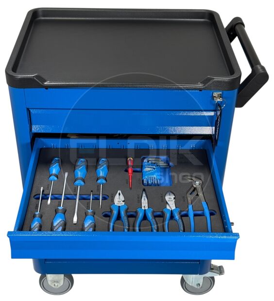 Gedore WSL M-TS-172 172 Delige Gevude Gereedschapwagen - 3100197
