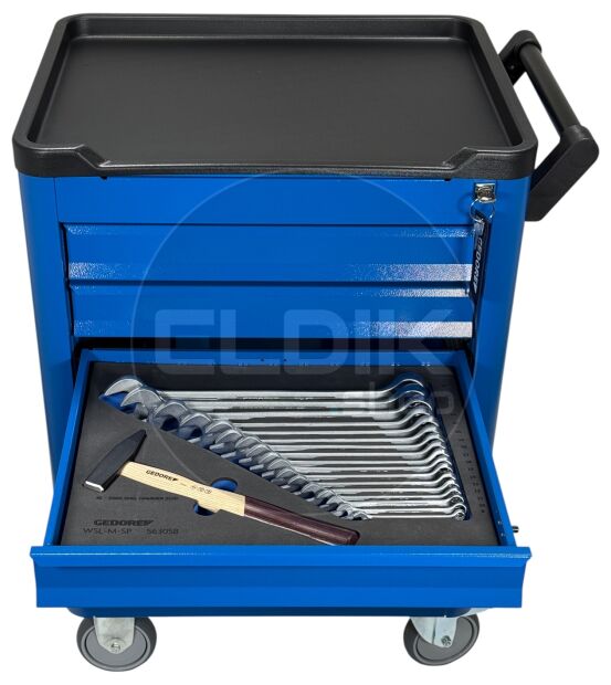Gedore WSL M-TS-172 172 Delige Gevude Gereedschapwagen - 3100197