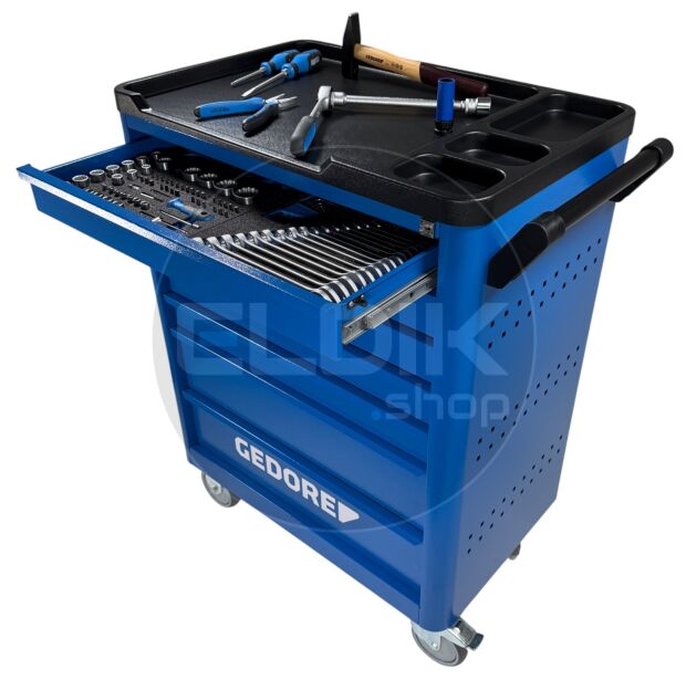Gedore WSL-L-TS-308 308 Delige Gevulde Gereedschapwagen Workster - 2980347