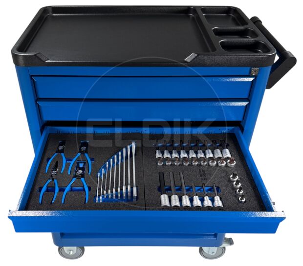 Gedore WSL-L-TS-308 308 Delige Gevulde Gereedschapwagen Workster - 2980347