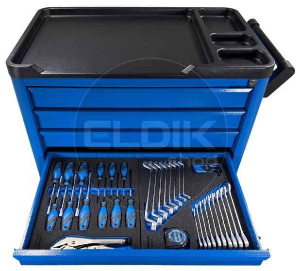 Gedore WSL-L-TS-308 308 Delige Gevulde Gereedschapwagen Workster - 2980347