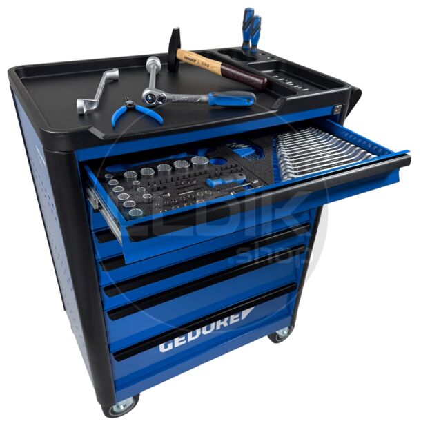 Gedore WHL-L7-TS-308 308 Delige Gevulde Gereedschapwagen - 3082113