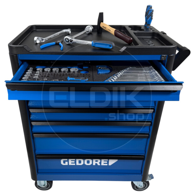 Gedore WHL-L7-TS-308 308 Delige Gevulde Gereedschapwagen - 3082113