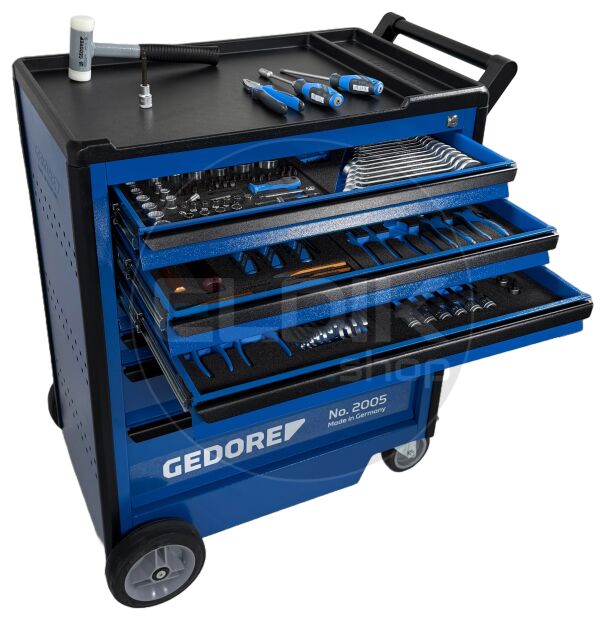 Gedore 2005-TS-190 190 Delige Gevulde Gereedschapwagen - 2980290