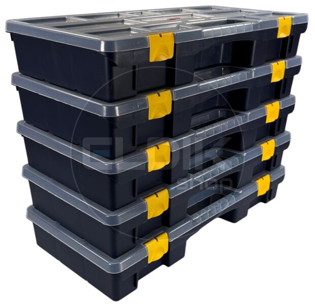 Tayg 49-16 5 x Assortimentsdoos L490 x B250 x H80 mm - Blauw - 049002/5