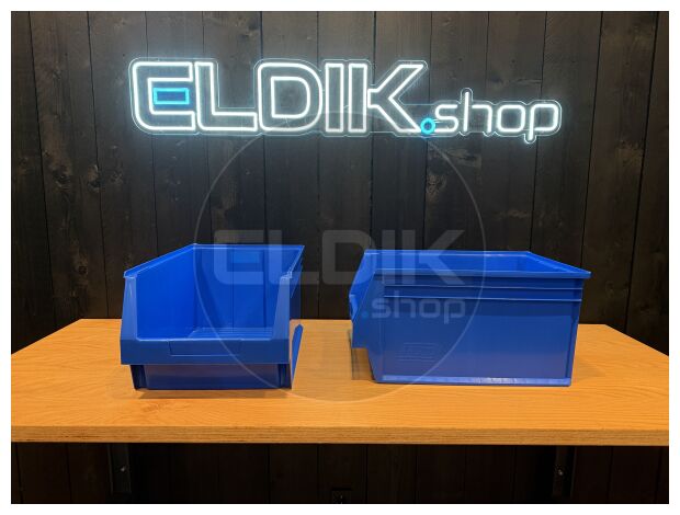 Tayg 60 Magazijn Stapelbak L600 × B400 × H300 mm blauw - 260025