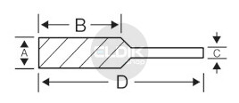 Bahco C1225M06 Stiftfrees