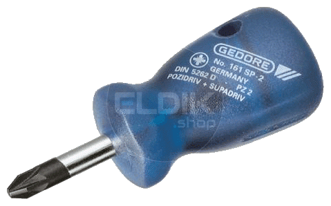 Gedore 161 SP 1 Stubby Schroevendraaier PZ1 - 6426140