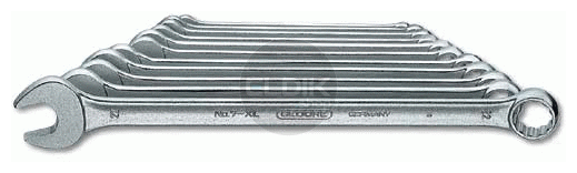 Gedore 7 XL-0111 11 Delige Extra Lange Ringsteeksleutelset - 6104960