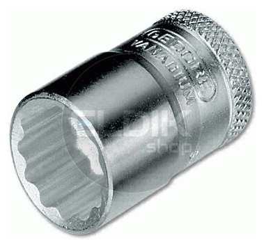 Gedore D 30 12 Dopsleutel 3/8 - 12 Kant - 12 mm - 6230750