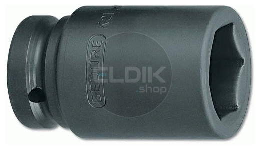 Gedore K 21 L 41 Lange Kracht Dopsleutel 1" - 6 Kant - 41 mm - 6186160