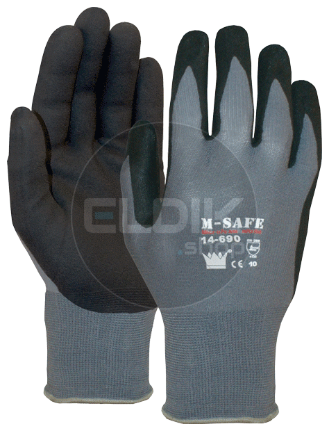 M-safe NITRI-TECH FOAM Nitril coated handschoen, 14-690 - 11469010