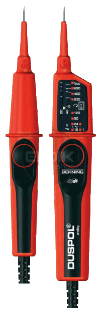 Benning DUSPOL ANALOG Spanningstester, analoog, 2-polig - 050261