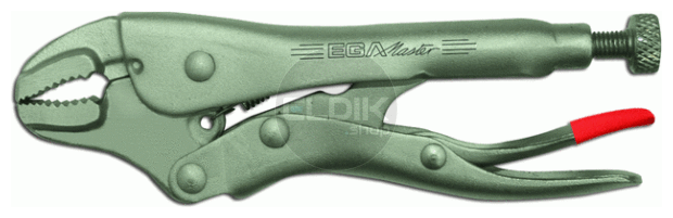 Ega 62177 Griptang gebogen bek 125mm