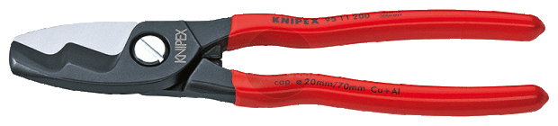 Knipex 95 11 200 Kabelschaar 20 mm, dubbele snijkant