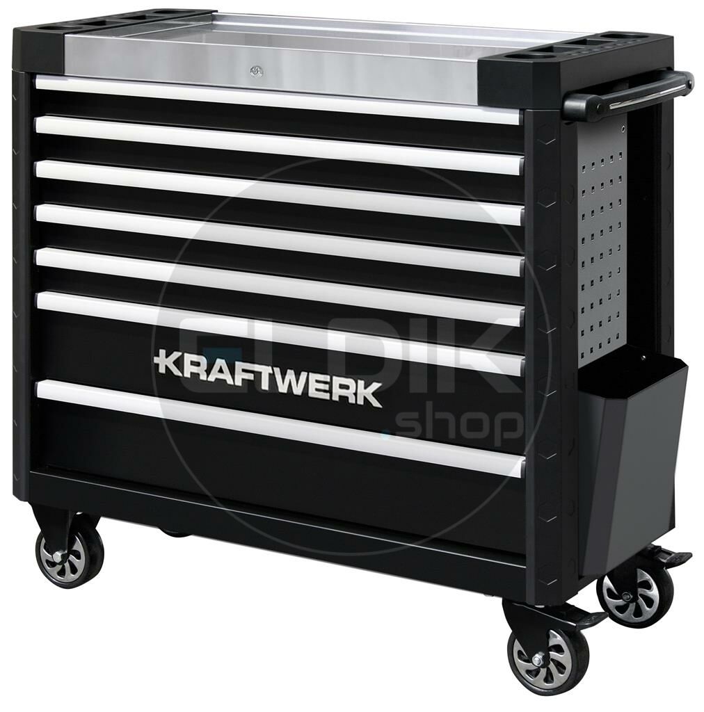 Teken een foto voldoende de jouwe Kraftwerk 3935NG Gereedschapswagen extra breed met 7 laden | Eldik.shop