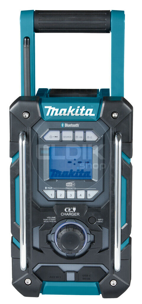 doos nood gaan beslissen Makita DMR301 Bouwradio FM DAB/DAB+ Bluetooth met laadfunctie | Zonder  accu's, in doos | Eldik.shop