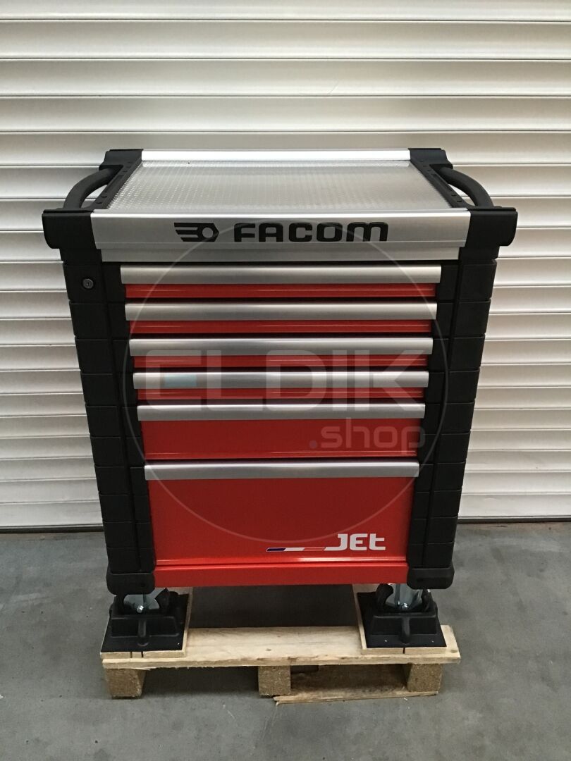 fabriek ingewikkeld gras Facom JET.6M3A Jet gereedschapswagen 6 laden m3 rood | Eldik.shop