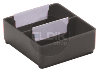 Inzetbakje ESD L75 x B75 x H26 mm | voor ladehoogte 50 mm