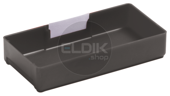 Inzetbakje ESD L150 x B75 x H26 mm | voor ladehoogte 50 mm