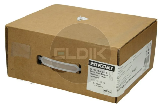 Duplex nagels 3.3x70/58 - 21º glad