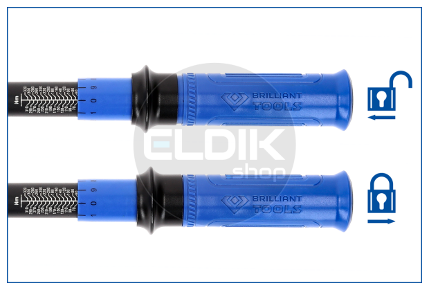 1/2" Momentsleutel met Omkeerbare Ratelkop 20 – 200 Nm