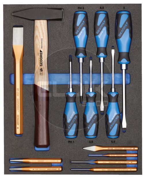 Foam Module 14 Delige Schroevendraaiers - Beitels