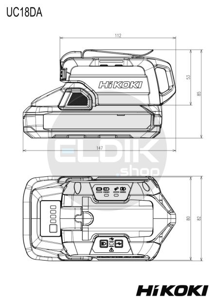 Power Charger voor 18V en MULTI VOLT accu's