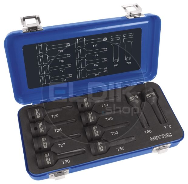 10 Delige Torx IMPACT Kracht Dopsleutelset 1/2"