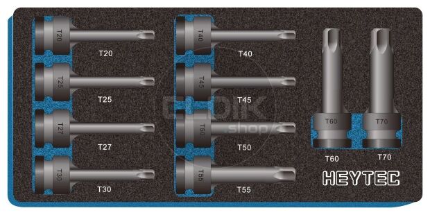 10 Delige Torx IMPACT Kracht Dopsleutelset 1/2"