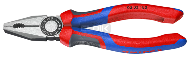 Kombi-tang gepolijst/comfort 180 mm