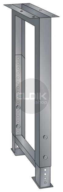 Werkbankvoet verstelbaar | H700/1050 x B80 x D725 | NCS 4502-B