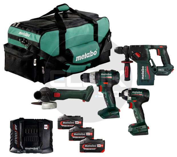 Combiset | 4 machines, 3 accu's en lader