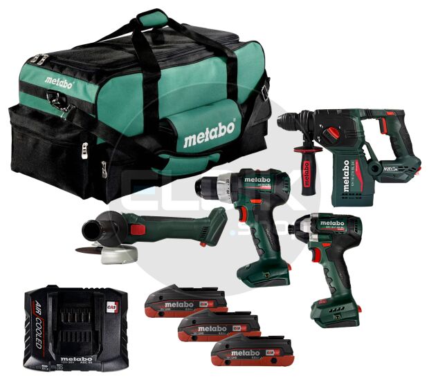 Combiset | 4 machines, 3 accu's en lader