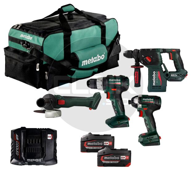 Combiset | 4 machines, 2 accu's en lader