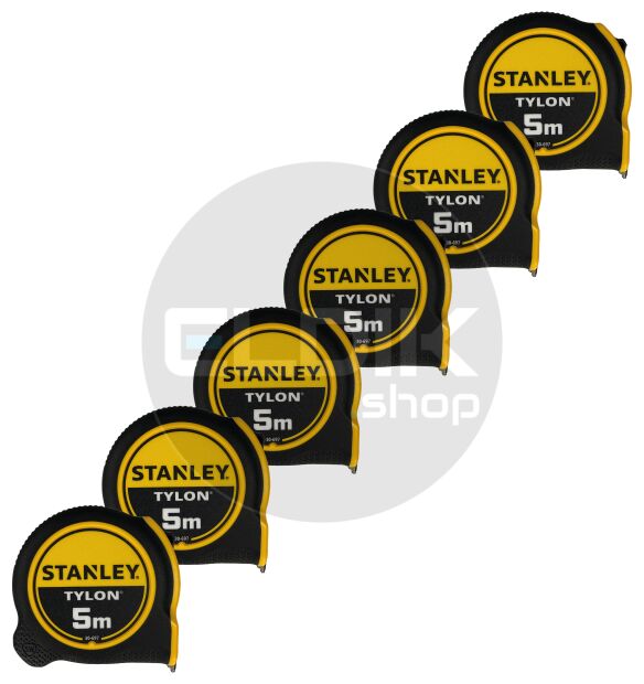 6 x Rolbandmaat Tylon 5m - 19mm