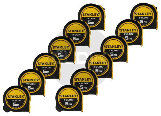 12 x Rolbandmaat Tylon 5m - 19mm